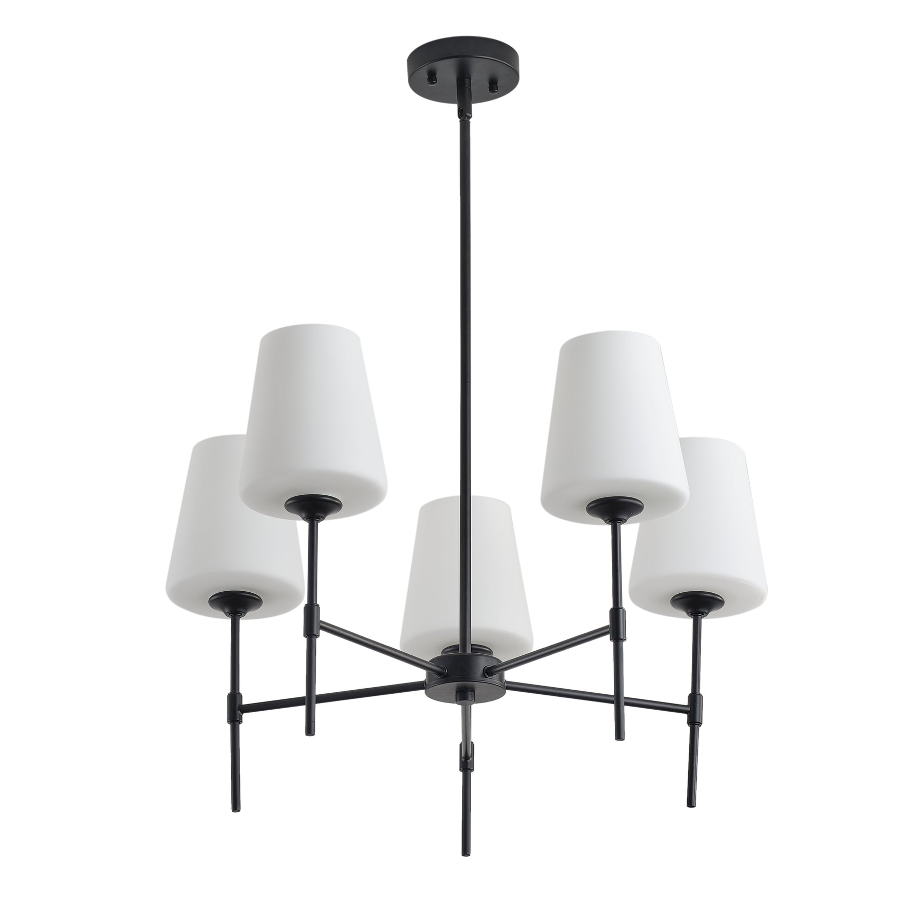 5-Lights Modern Creative Linear Chandelier