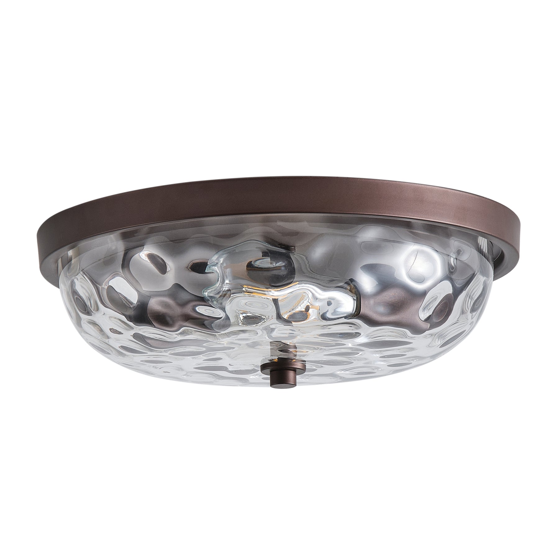 2-Lights Farmhouse Round Shape Flush Mount Lighting