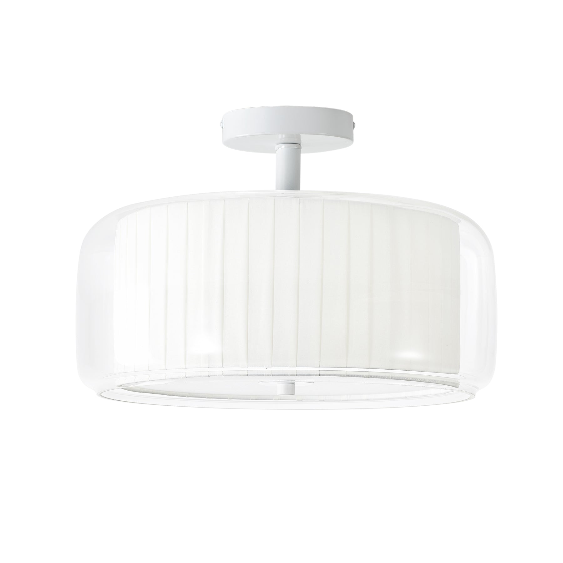 3-Lights Pumpkin-Shaped Semi-Flush Mount Lighting