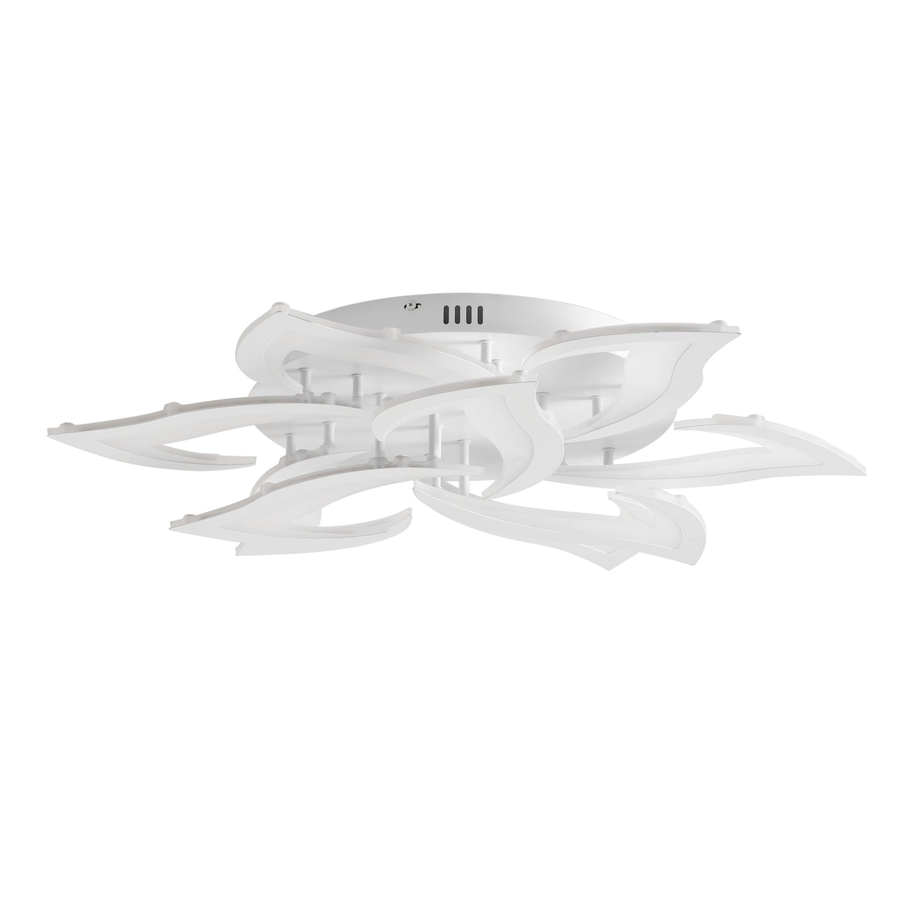 9-Lights Blooming Flower Shape LED Semi-Flush Mount Lighting