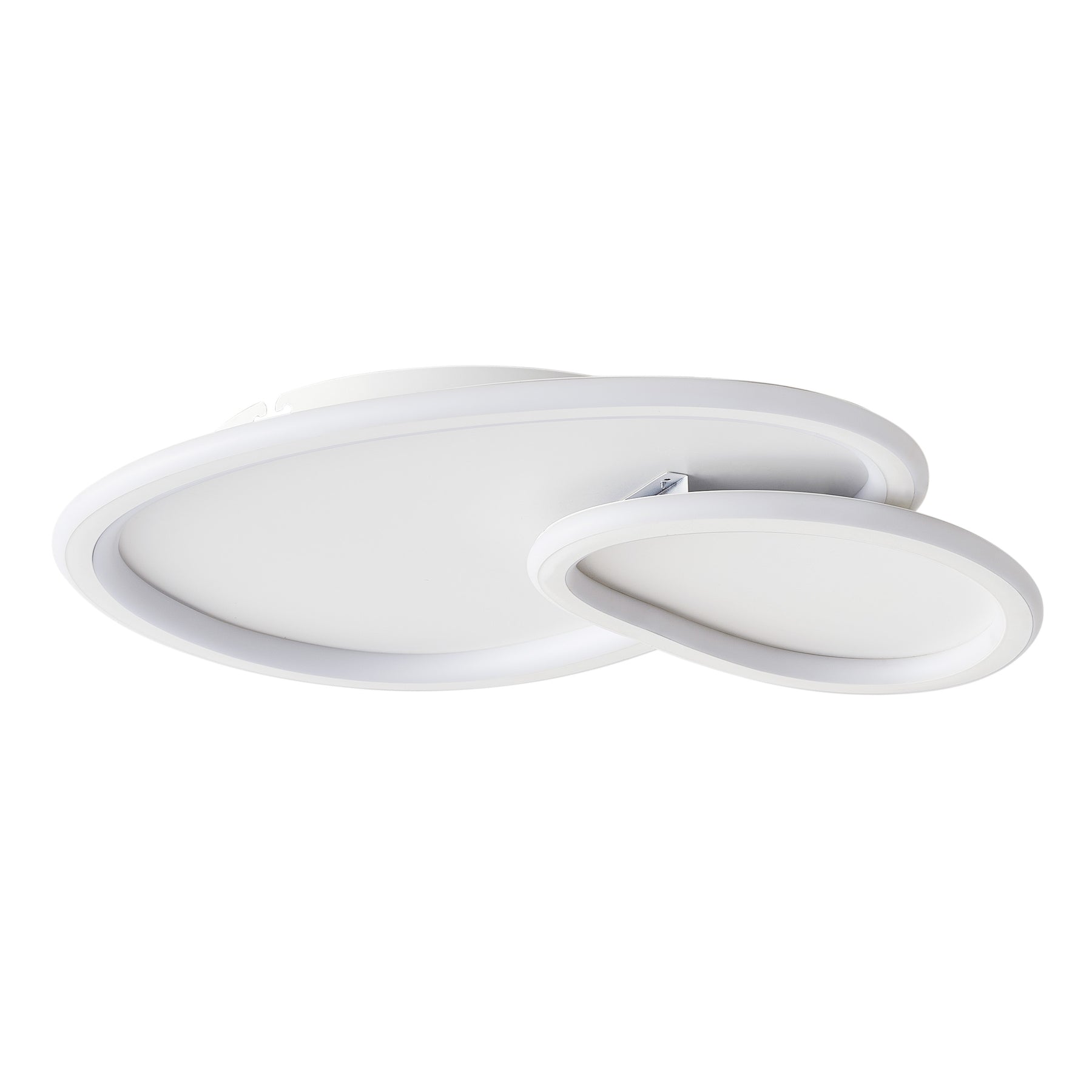 2-Lights Modern Dimmable Cloud Shape LED Flush Mount Lighting