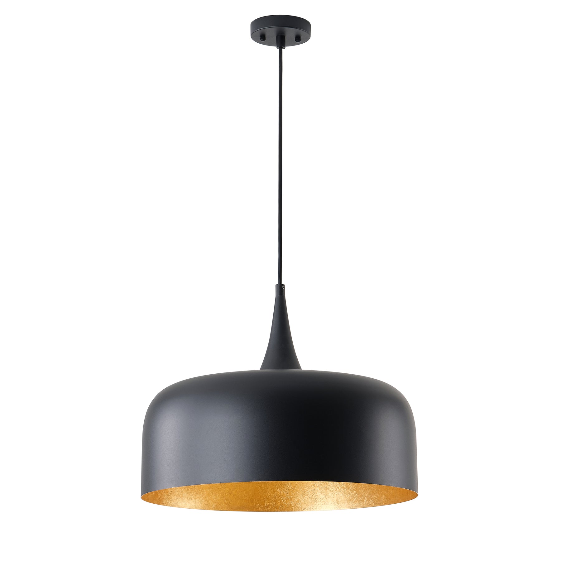 1-Light Oversize Industrial Style Bowl Shade Pendant Lighting