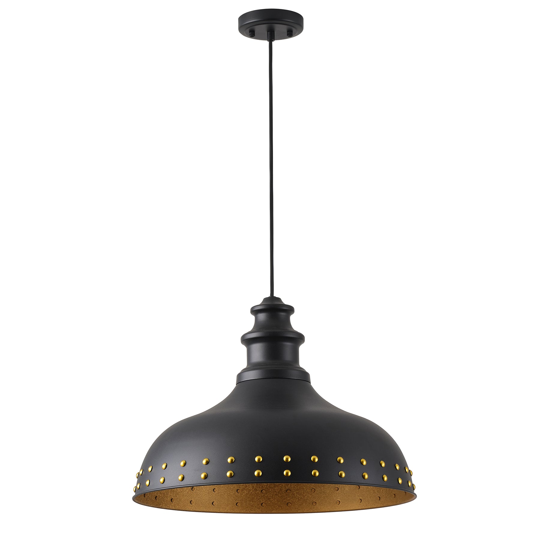 1-Light 19.7 in Oversize Bowl Shade Pendant Lighting