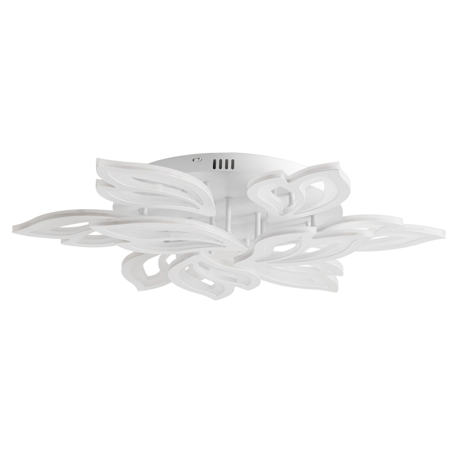 9-Lights Fresh Petaloid Shape LED Semi-Flush Mount Lighting