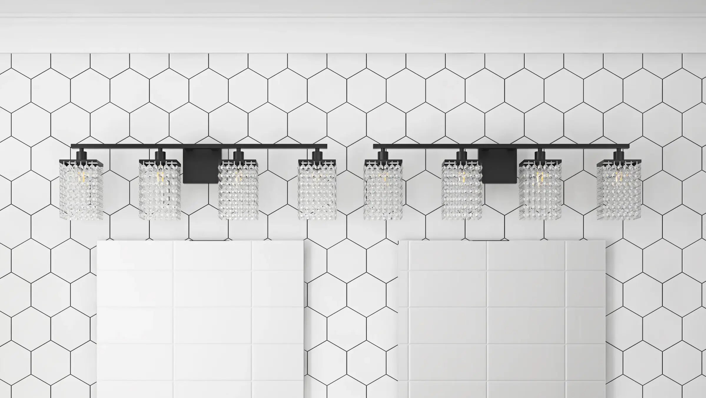 Crystal Vanity light