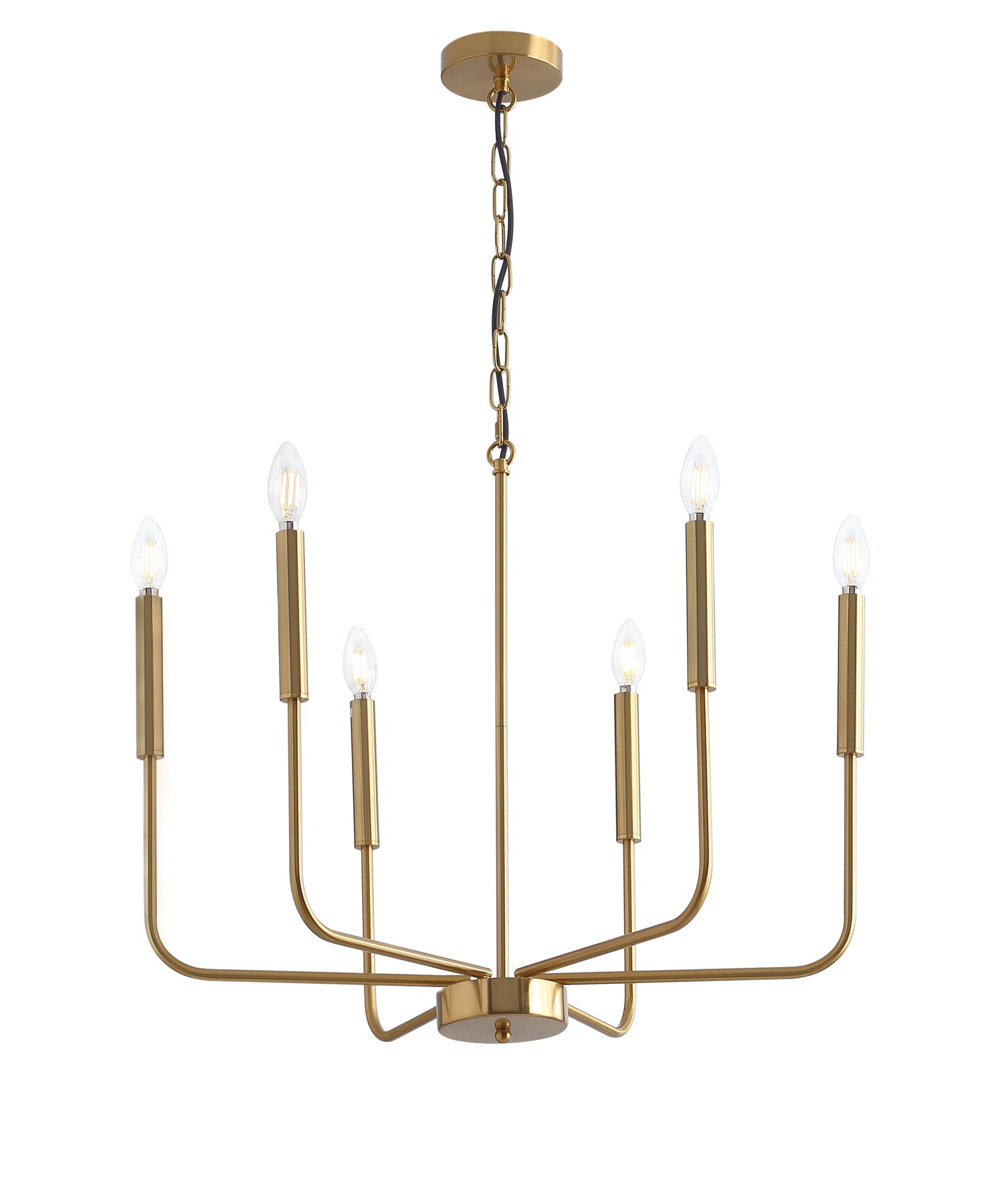 6-Lights Traditional Candelabra Chandelier