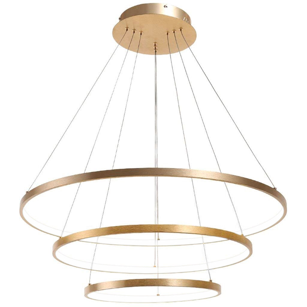 3-Lights Multi Modes LED Tiered Chandelier