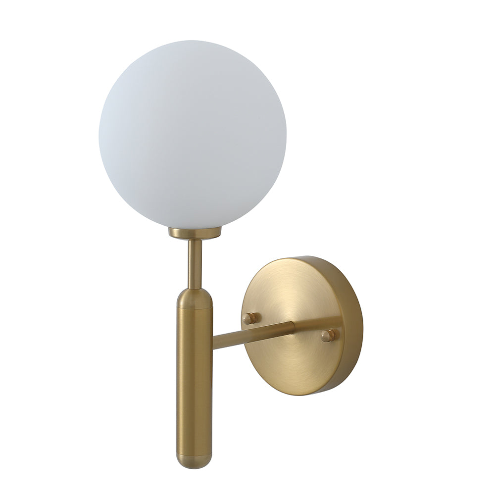 1-Light Classy Ball Shade Wall Sconces