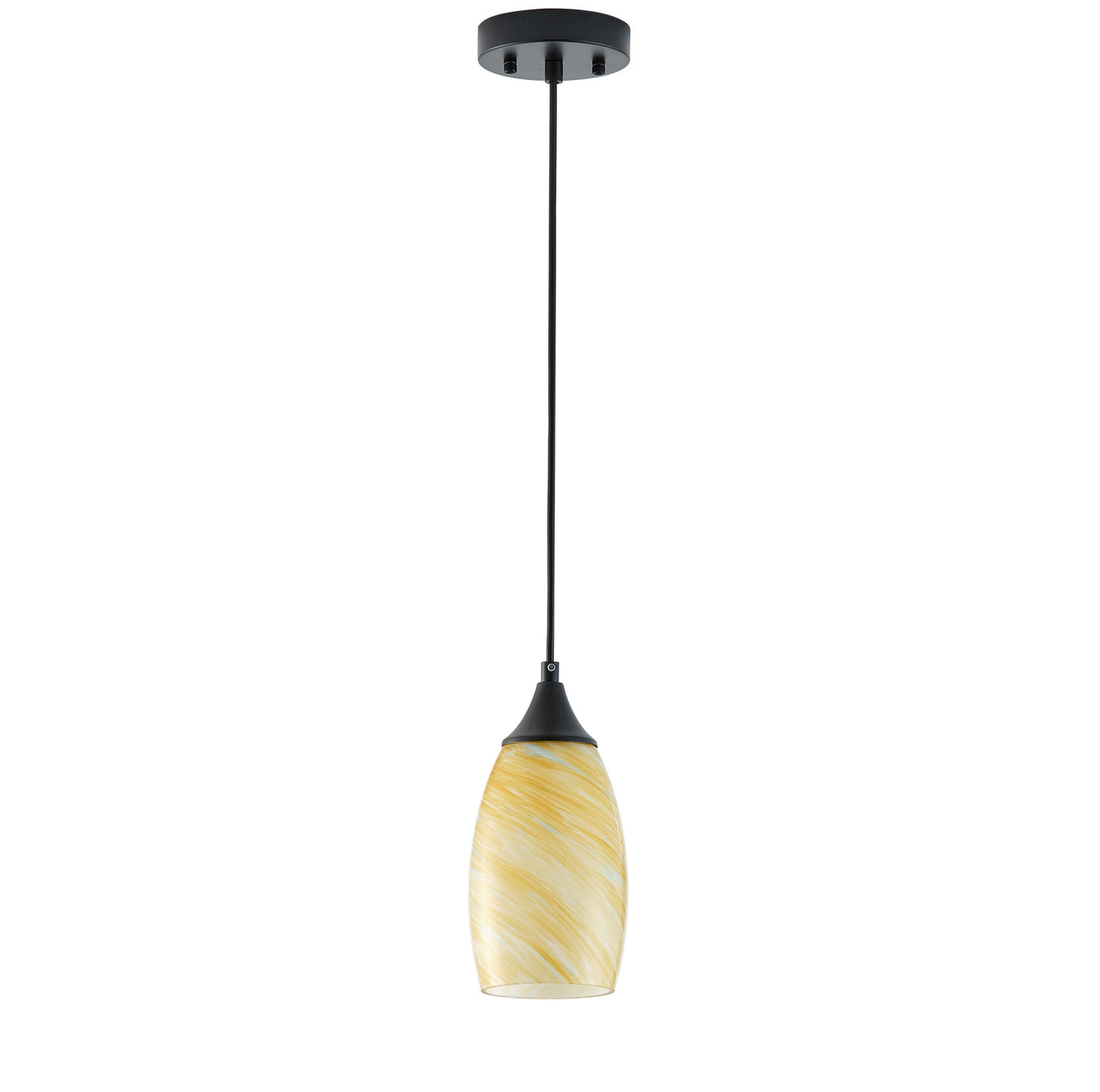 1 Light Modern Art Glass Pendant Marble Shade for Kitchen Island