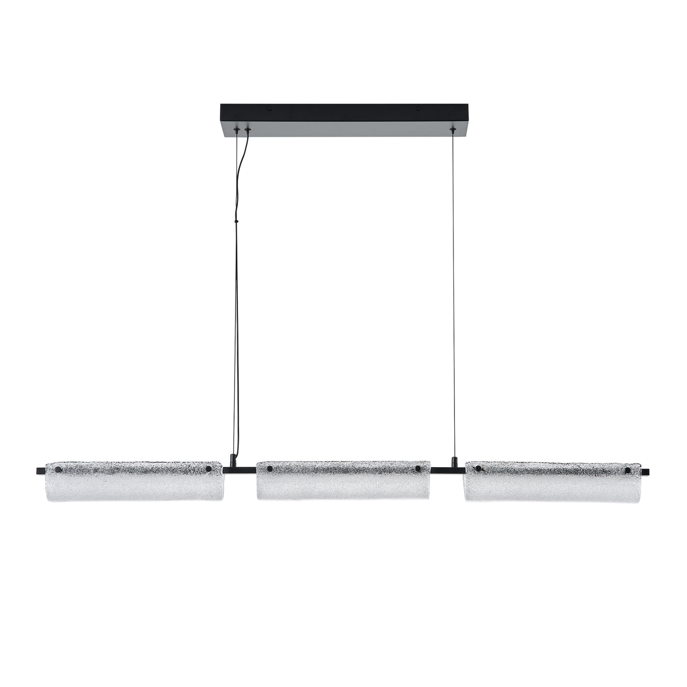 3-Light Linear Island Pendant Hanging Light for Kitchen