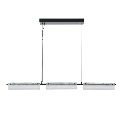 3-Light Linear Island Pendant Hanging Light for Kitchen