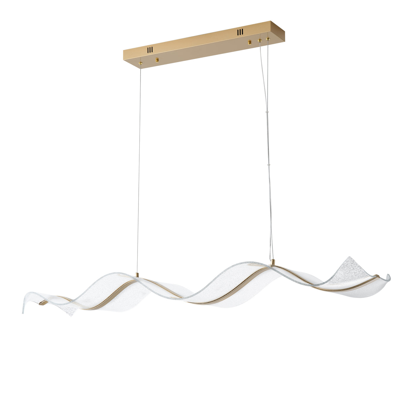 1-Light LED Curved Shape Kitchen Island Lights