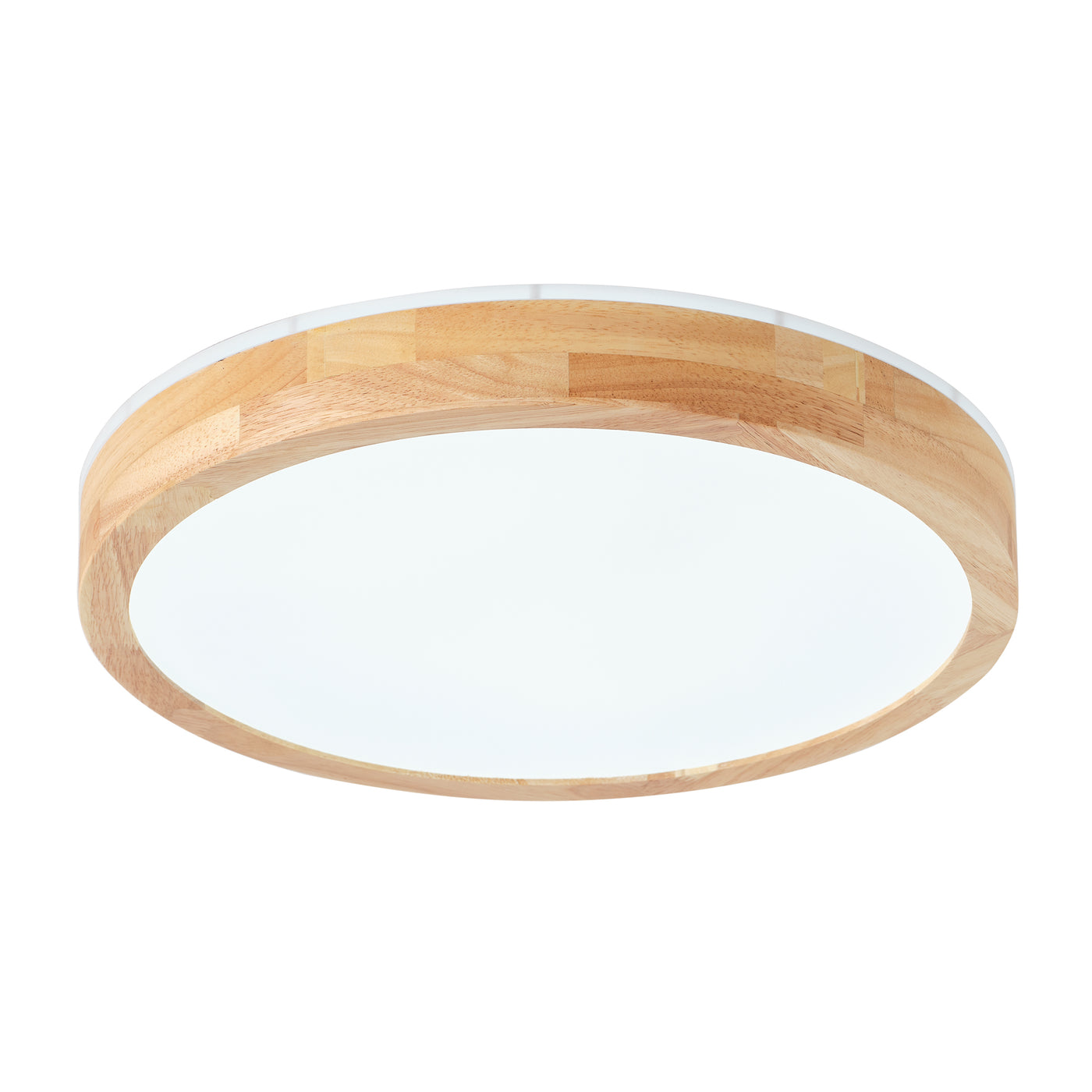 1 Light natural style home lighting LED ceiling light wood look frame 24W ETL for hallway bedroom