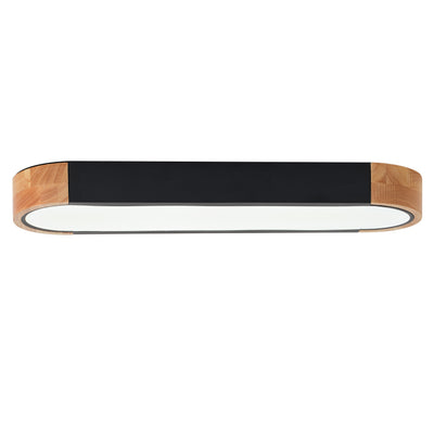 1 Light  Nordic Wood Ceiling Light Linear LED 24W 5CCT ETL Kitchen Island