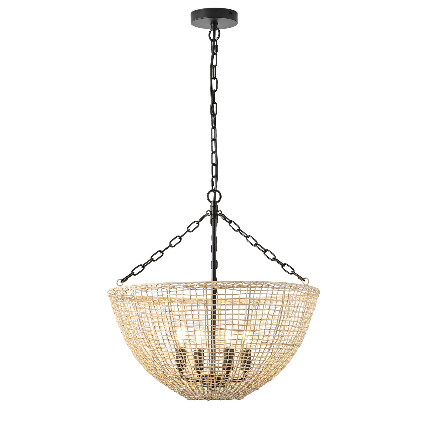 1-Light Brass Fixture with Green GlassAdjustable 65.95in Mid Century Pendant