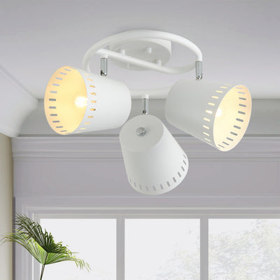 3-Light Modern White Ceiling Spot light