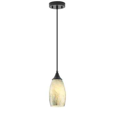 1 Light Modern Art Glass Pendant Marble Shade for Kitchen Island