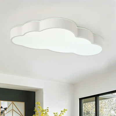 1 Light  Nursery Ceiling Light Cloud Shaped LED 24W 5CCT Dimmable