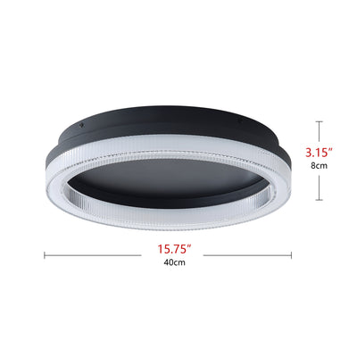 1-Light Modern Minimalist Style LED Flush Mount Lighting