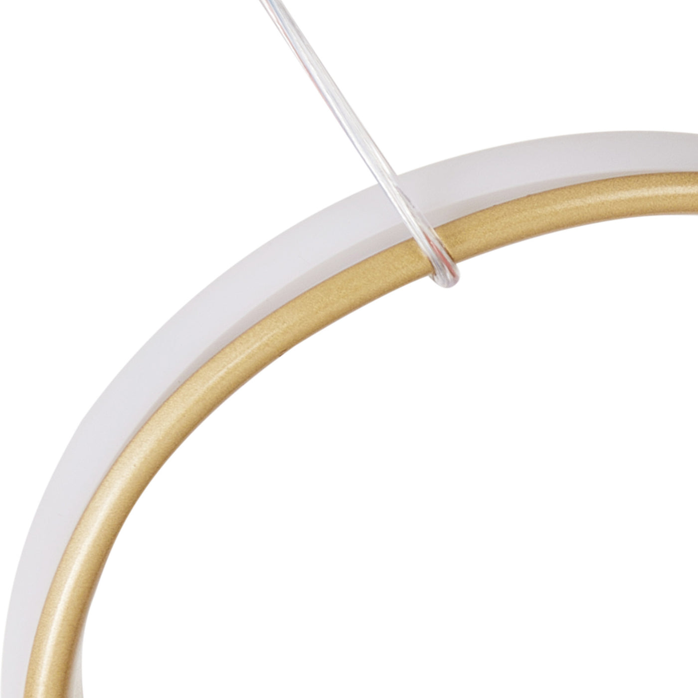 1-Light Modern Style Wavy Linear Curve Adjustable LED Chandelier