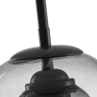 1-Light Cylinder Double Layer Glass Pendant Lighting