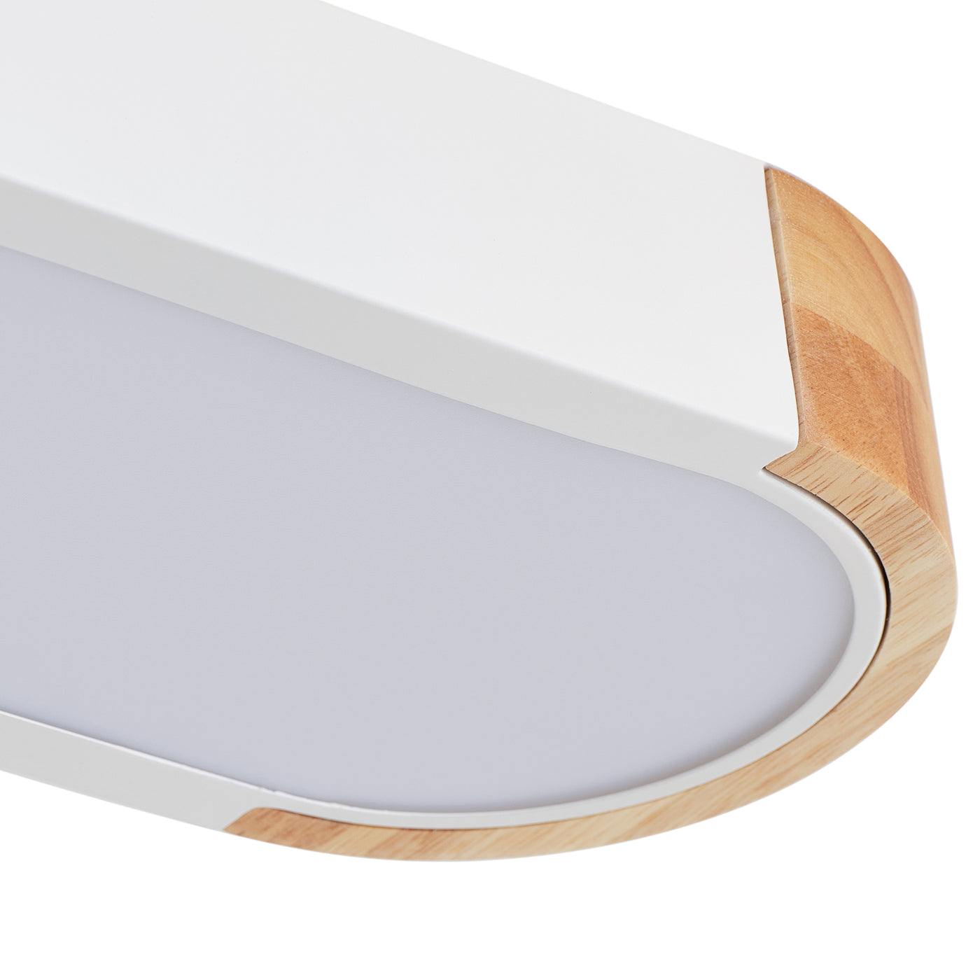 1 Light  Nordic Wood Ceiling Light Linear LED 24W 5CCT ETL Kitchen Island