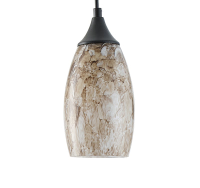 1 Light Modern Art Glass Pendant Marble Shade for Kitchen Island