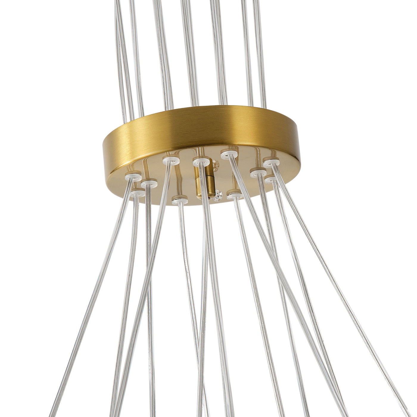 13&19 Light Modern Luxury Glass Globe Chandelier Copper Finish Cluster Pendant Light