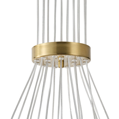 13&19 Light Modern Luxury Glass Globe Chandelier Copper Finish Cluster Pendant Light