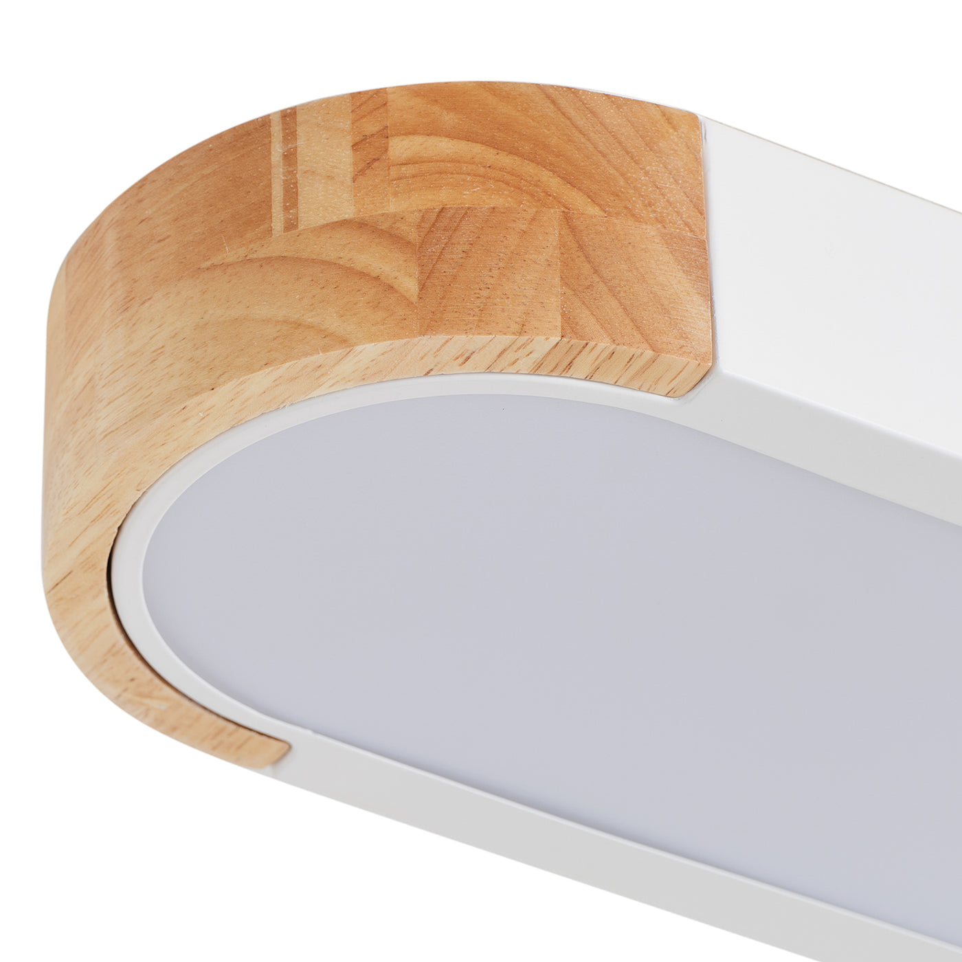 1 Light  Nordic Wood Ceiling Light Linear LED 24W 5CCT ETL Kitchen Island