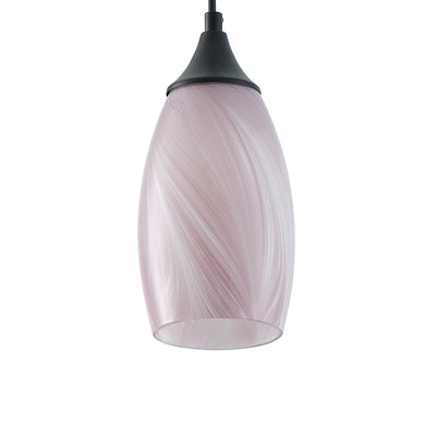 1 Light Modern Art Glass Pendant Marble Shade for Kitchen Island