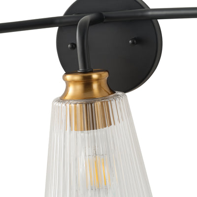 3-Light Mid-Century Modern Wall Light for Vanity Light