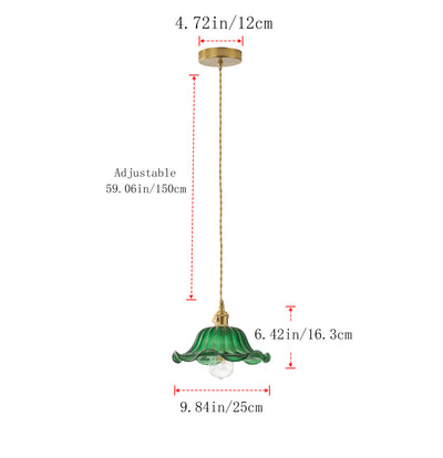 1-Light Art Deco Pendant Light, Brass Ceiling Fixture For Kitchen Island
