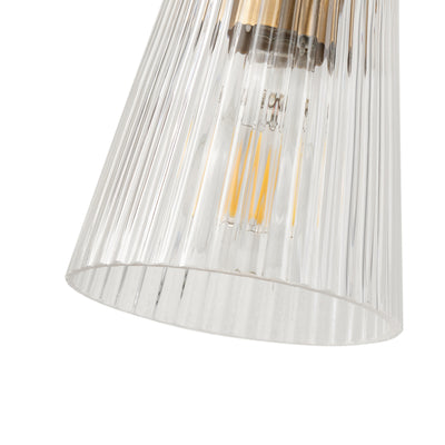 3-Light Mid-Century Modern Wall Light for Vanity Light