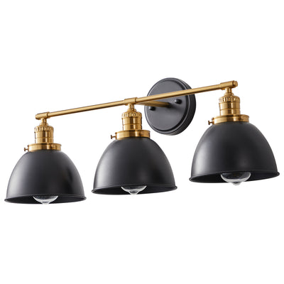 3-Lights Dimmable Bowl Shape Design Vanity Lighting