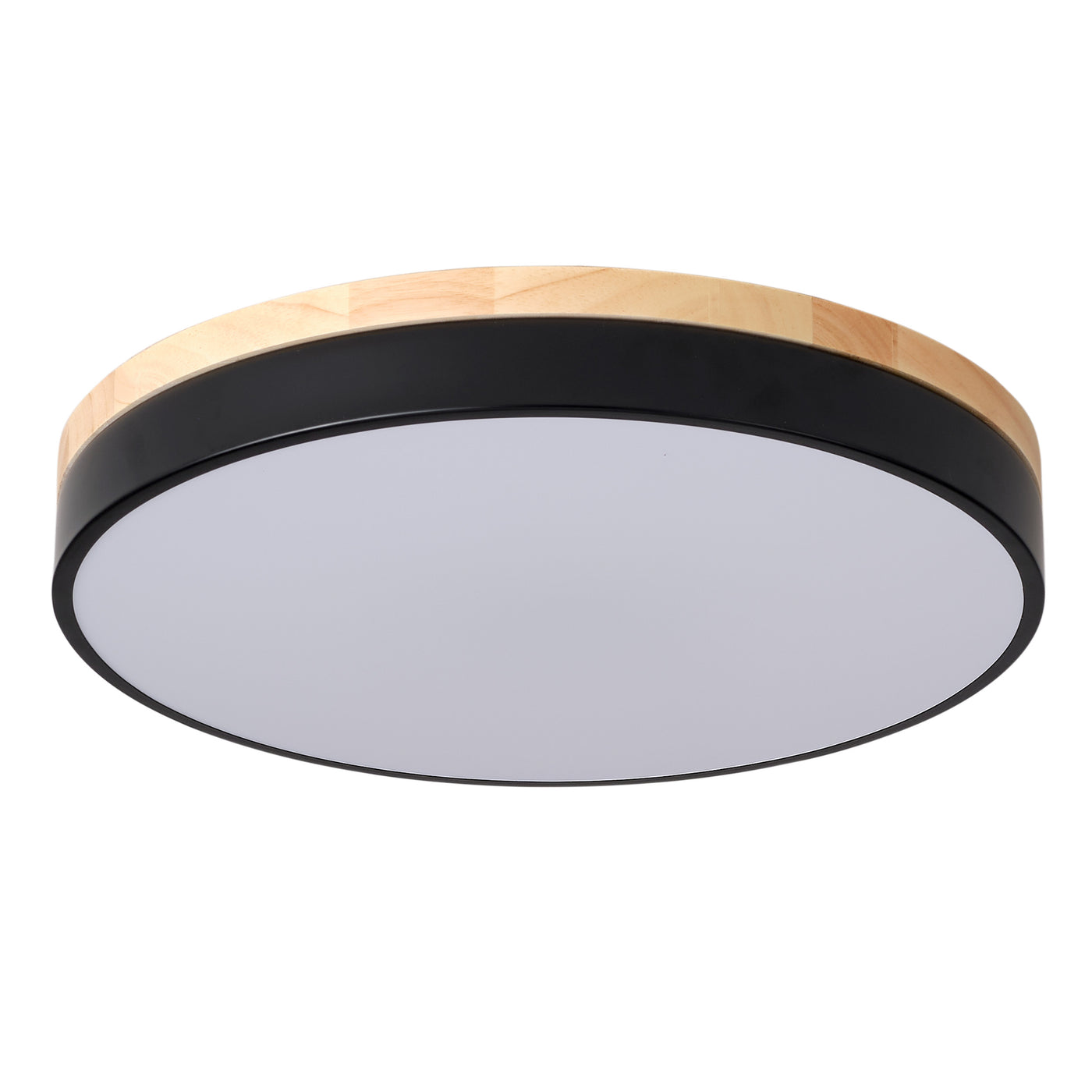 1-Light PS Diffuser Board Rounded Shape LED Flush Mount Lighting