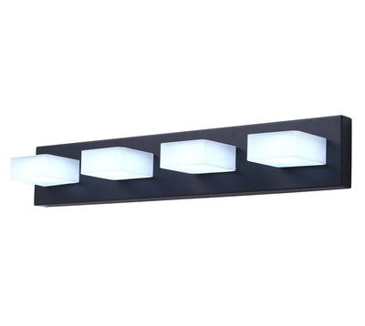 3-Lights & 4-Lights Square Integrated Deisgn LED Vanity Lighting