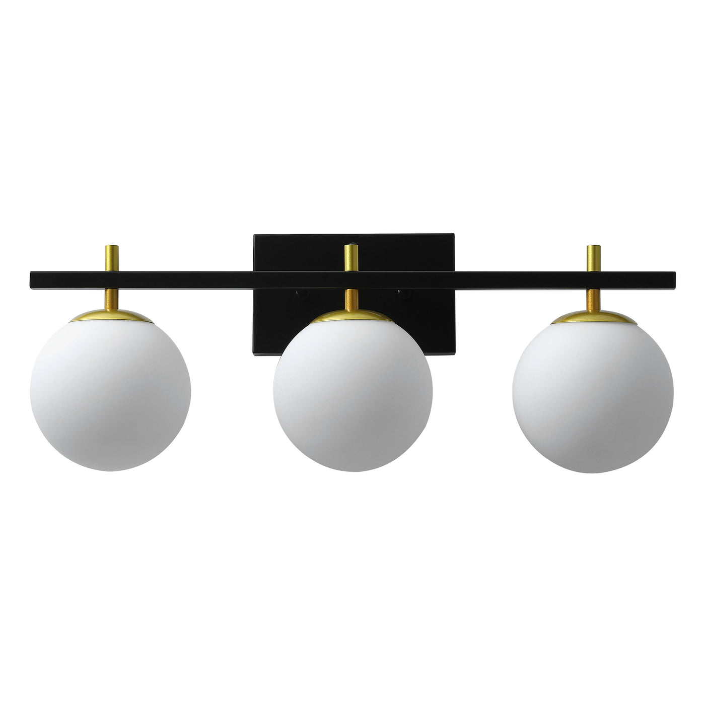 3-Lights Ball Shaded Vanity Lighting