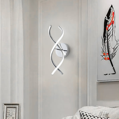 2-Lights Elegant Spiral Design LED Vanity Lighting
