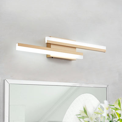 2-Lights Simple Line Design LED Bathroom Vanity Lighting