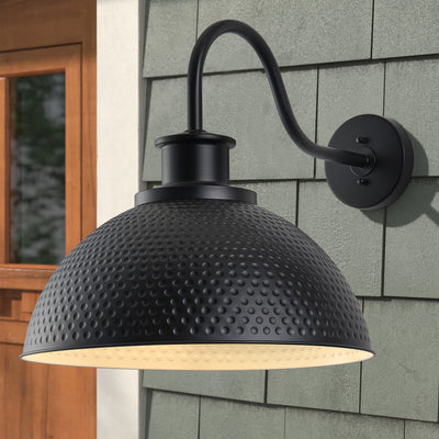 1-Light Bowl-Shaped Oversize Wall Sconces Outdoor Lights