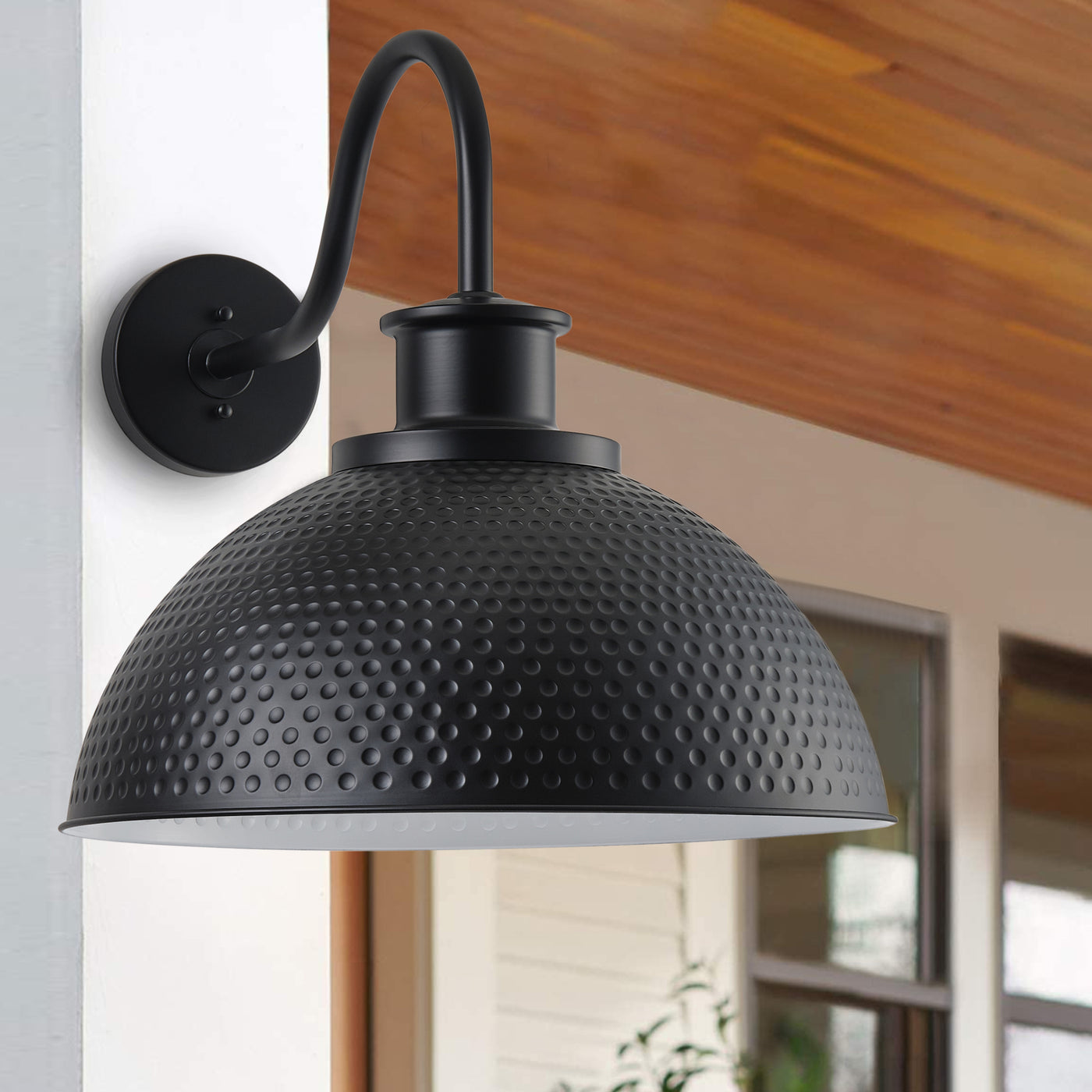 1-Light Bowl-Shaped Oversize Wall Sconces Outdoor Lights