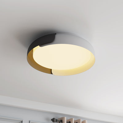 1-Light Modern Style Dimmable LED Flush Mount Lighting