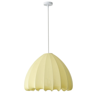 4-Lights Petal Shade Creative Design Yellow Pendant Lighting