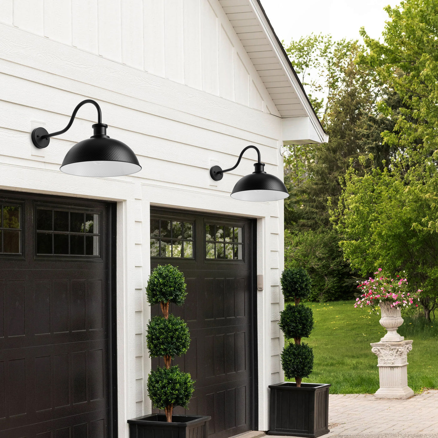 1-Light Creative Black Vintage Style Wall Sconces Outdoor Lights