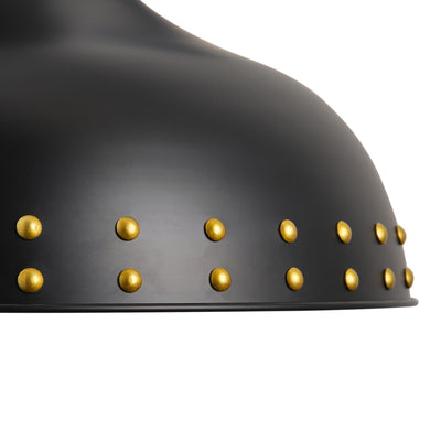 1-Light Spray-Painted with Gold Dots Bowl-Shaped Oversize Wall Sconces Outdoor Lights