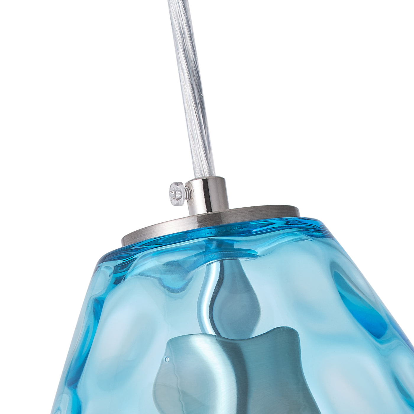 1-Light Conical Polka Art Dot Pendant Lighting