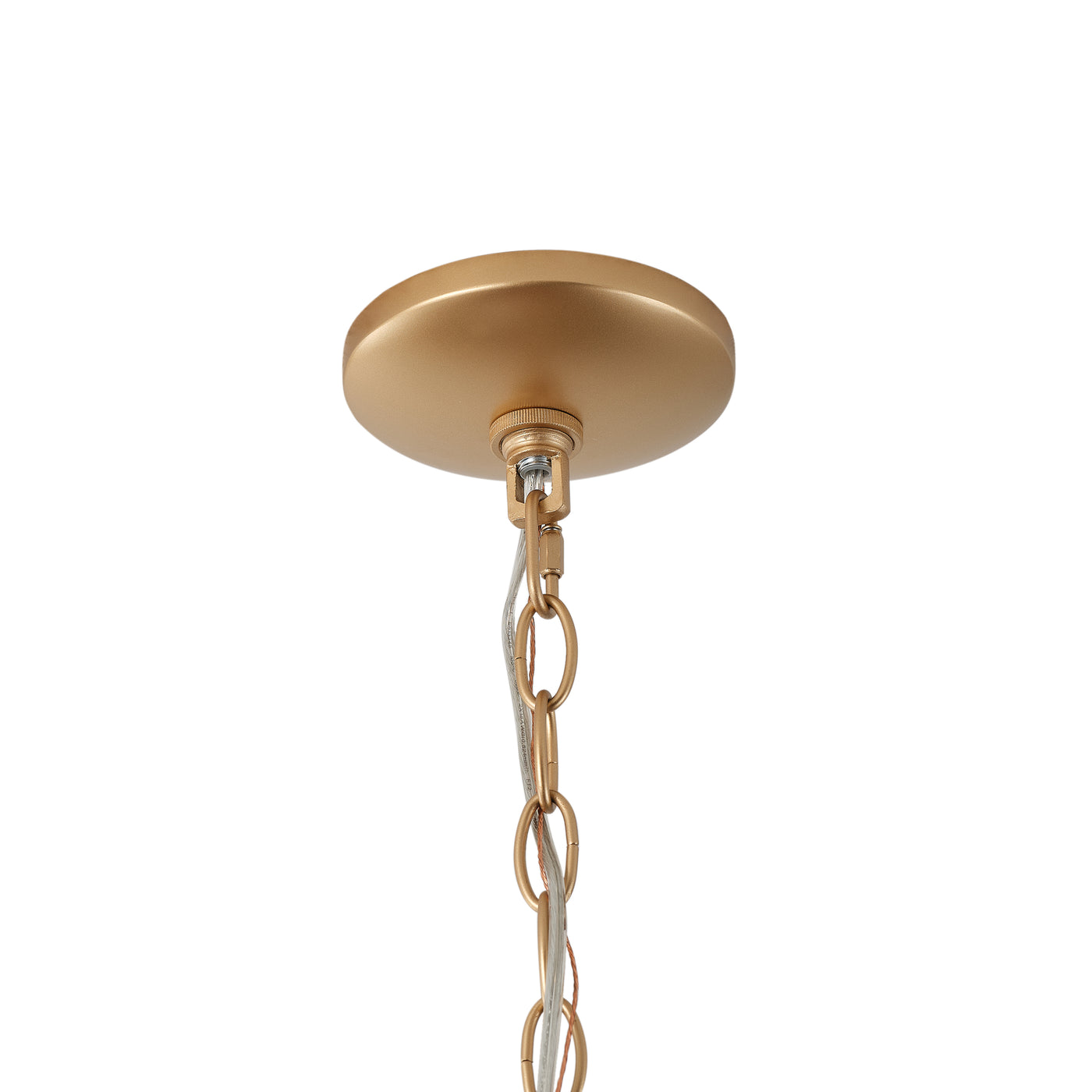 4-Light Farmhouse Pendant Chandelier, Industrial Black and Gold Ceiling Light with Cube Frame