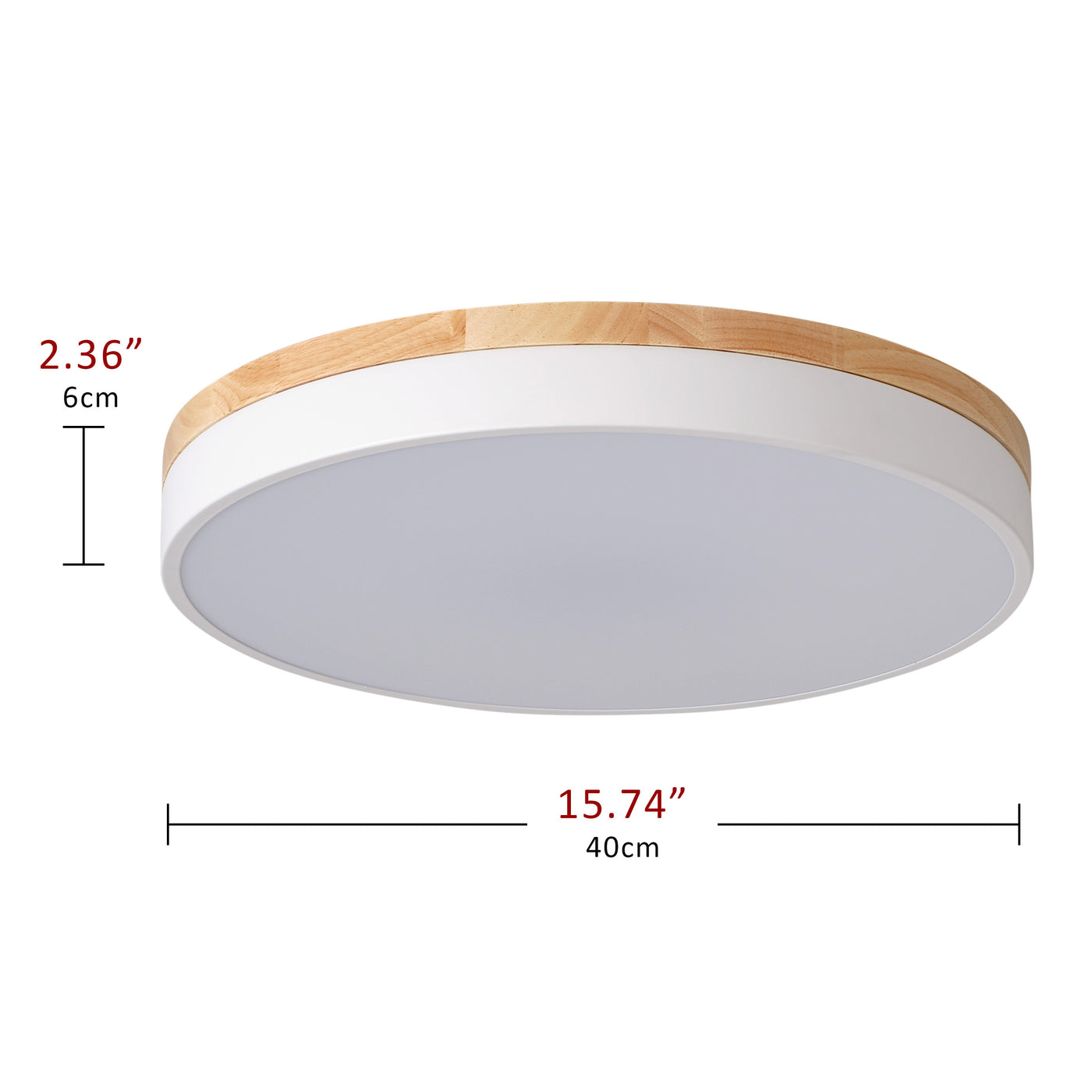 1-Light PS Diffuser Board Rounded Shape LED Flush Mount Lighting