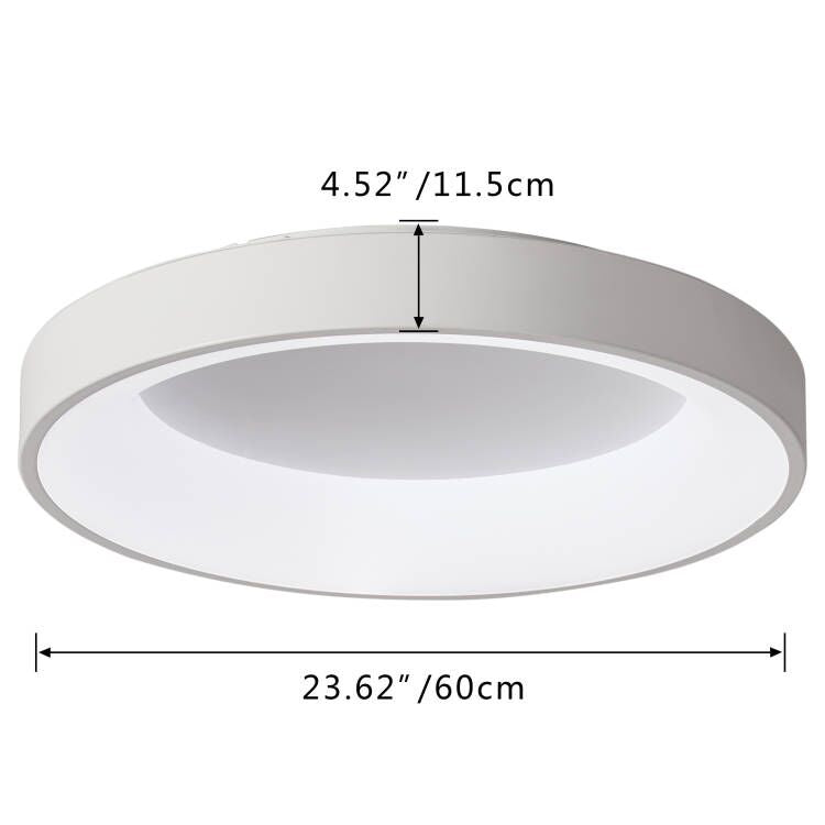 1-Light Modern Simple Round Shape Flush Mount Lighting